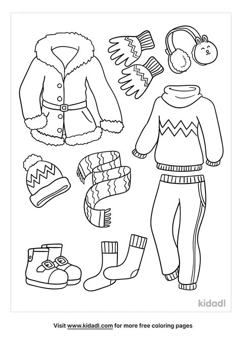 Coloring Pages Clothes