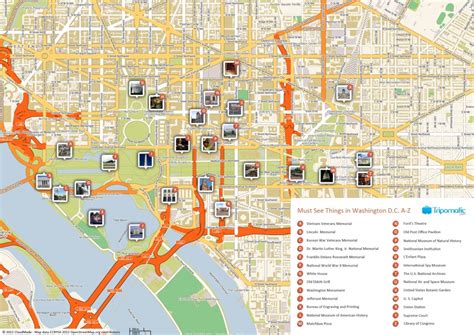 Printable Walking Map Of Washington Dc - Printable Maps