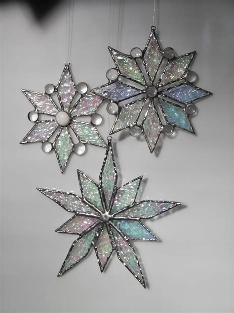 Stained glass Snowflake Snowflake ornament Christmas