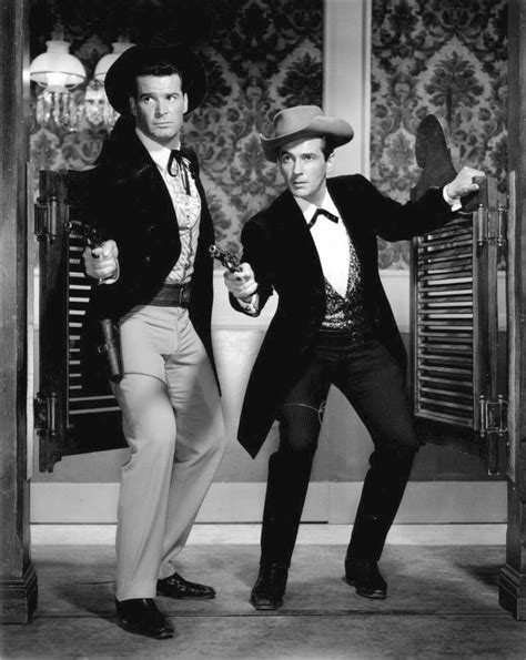 Bret and Bart Maverick | Maverick tv, Jack kelly, James garner