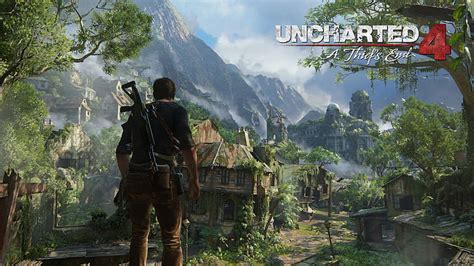 HD wallpaper: Uncharted 4 digital wallpaper, Uncharted 4: A Thief's End, PlayStation 4 ...