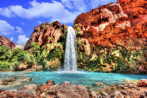 Havasu Falls in Grand Canyon Photograph by Ryan Barmore - Pixels