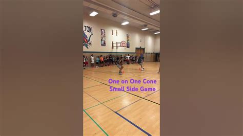 One on One Cone Basketball Drill / Small Sided Game - YouTube