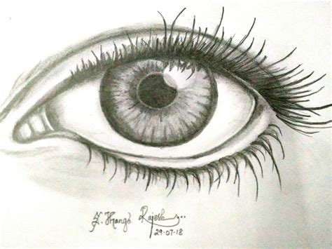 Pencil Shaded Eye by Thanga S Rajesh on Dribbble