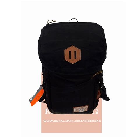 Jual Tas Ransel Backpack Eiger 2455 Diario Canvas 24L Black Original ...