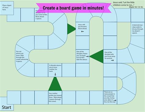 Easy Breezy Sunday School: Create a board game in minutes!