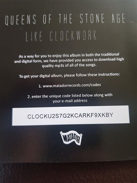 Anyone need like clockwork? : r/qotsa