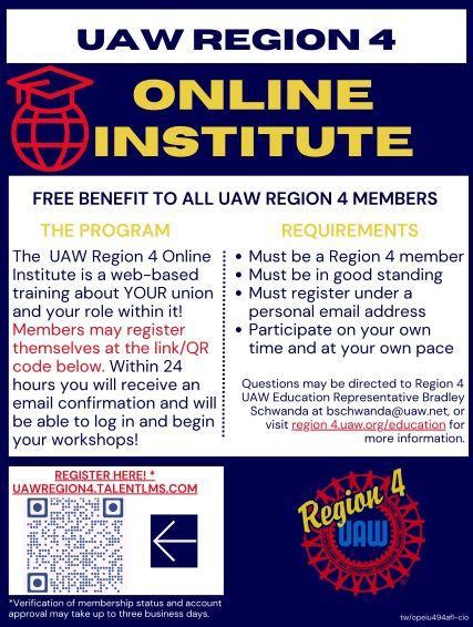 Online Institute | UAW Region 4