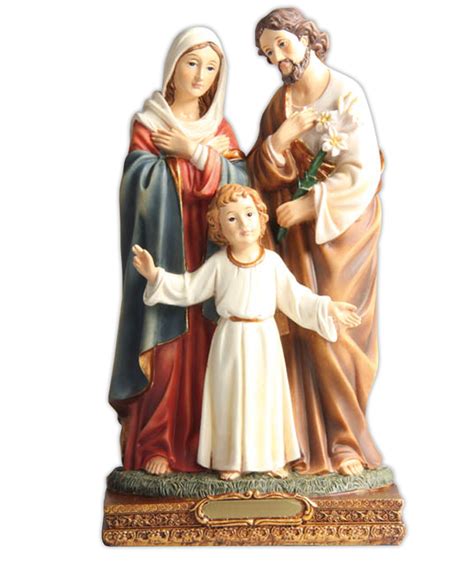 Statue: Resin Holy Family 200mm - Statues 20-25cm - Pleroma Christian ...