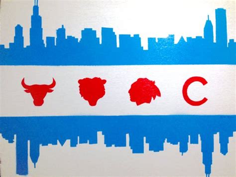 Chicago Flag Painting at PaintingValley.com | Explore collection of ...