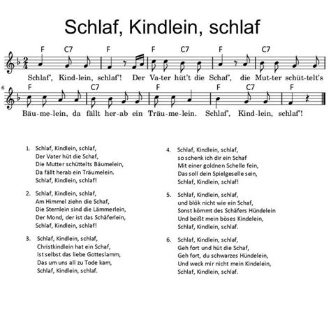 Top 4 Traditional German Lullabies Sung to Children Today | Lullabies, Learn german, Songs to sing