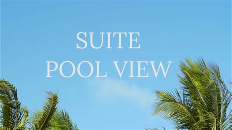 Excellence El Carmen Suites: Suite Pool View - YouTube