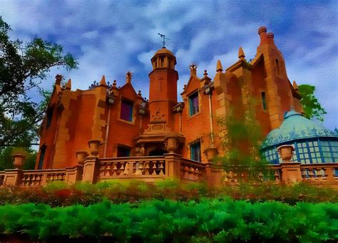 Haunted Mansion Gracey Manor Disney Print Magic Kingdom Walt Disney ...