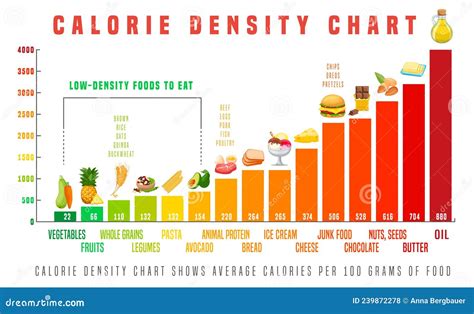 Calorie Density Banner. Healthy Eating Concept. Editable Vector ...