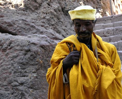 Lalibela, Ethiopia - Man in saffron robe 2 | Another saffron… | Flickr