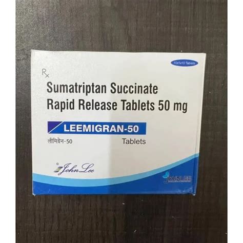 Sumatriptan Succinate Rapid Release Tablets General Medicines at Best ...