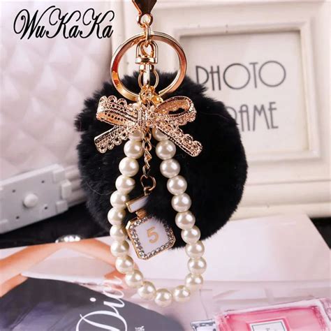 Puff Ball Keychain Wholesale | Fashion Puff Ball Keychain | Keychain ...