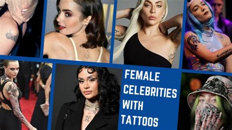 Most Famous Female Celebrities With Tattoos (Singers, Actresses) 2024