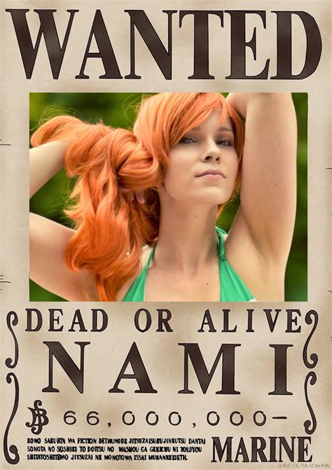 Nami Bounty Poster by Tunaj on DeviantArt