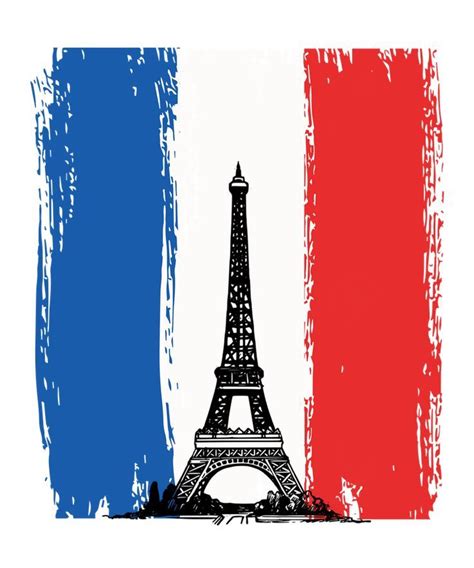 French Flag Wallpaper