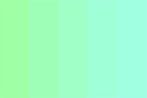 Palette #4 Green - Cyan Color Palette