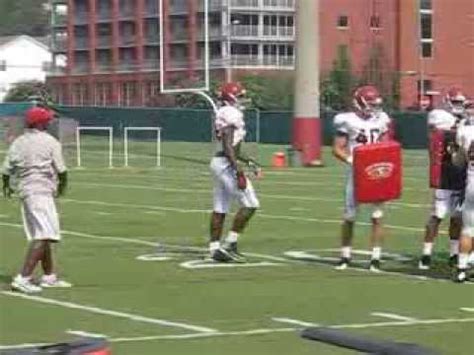 Tight end drills - YouTube