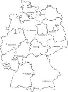 Deutschlandkarte - Germany Map (9477) Free EPS Download / 4 Vector