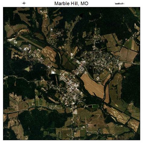 Aerial Photography Map of Marble Hill, MO Missouri