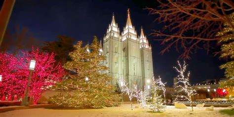 Experience the Magical Christmas Lights on Temple Square in New Video | LDS Daily