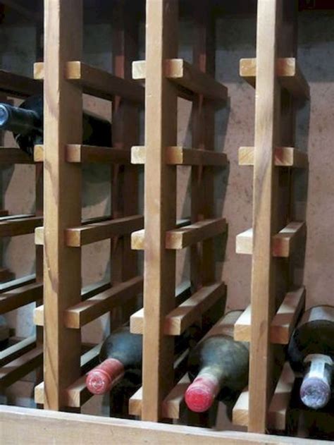 Elegant wine rack design ideas using wood 53 - ROUNDECOR | Wine storage ...