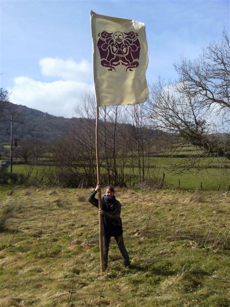 Ancient Arts : Making Anglo-Saxon flags for Bede's World