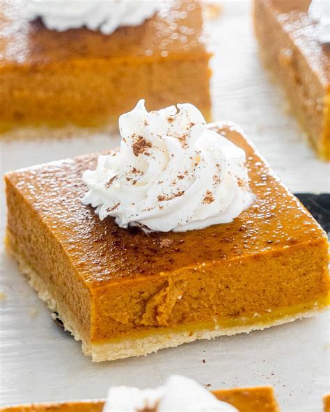 Pumpkin Pie Bars | Recipe Cart