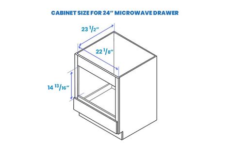 Microwave Drawer Dimensions (Standard Sizes) - Designing Idea ...