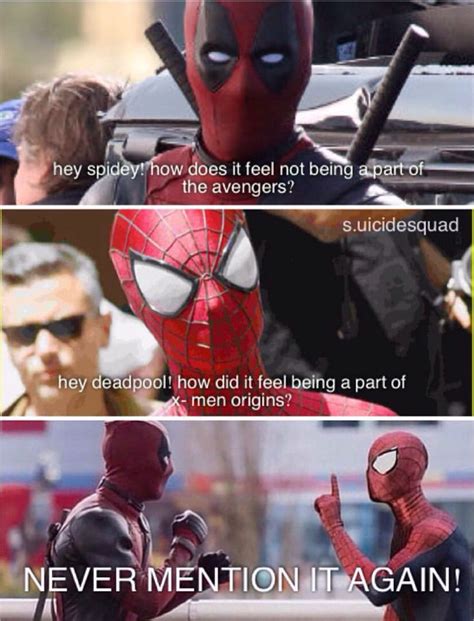 20 Hilarious Deadpool Vs Spider-Man Memes