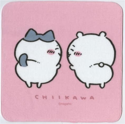 Chiikawa & bigeye thresher : Big hand towel "Chikawa is small and cute ...