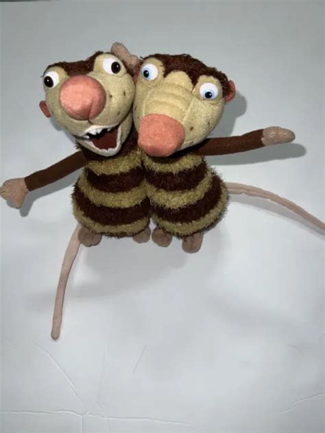 CRASH AND EDDIE Ice Age 2 The Meltdown Plush Possums $38.00 - PicClick