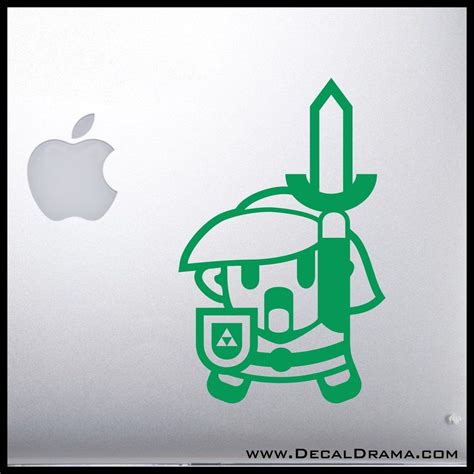 Link cartoon Legend of Zelda Decal Vinyl Car/Laptop Decal | Laptop ...