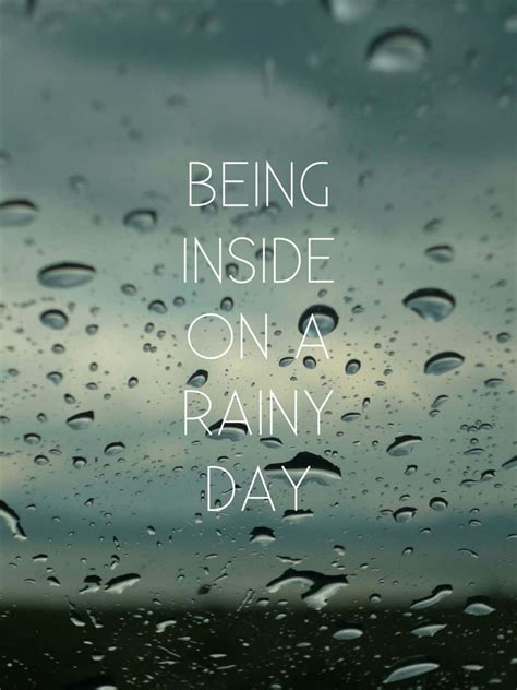 Beautiful Rainy Weather Quotes