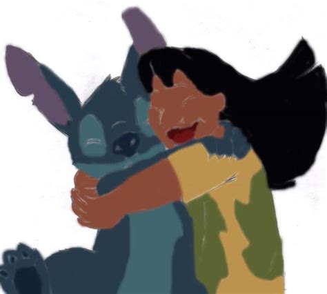 Lilo Stitch hug colored by FaPingMulan on DeviantArt