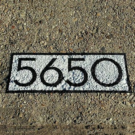 curb address painting stencils - Angla Blaylock