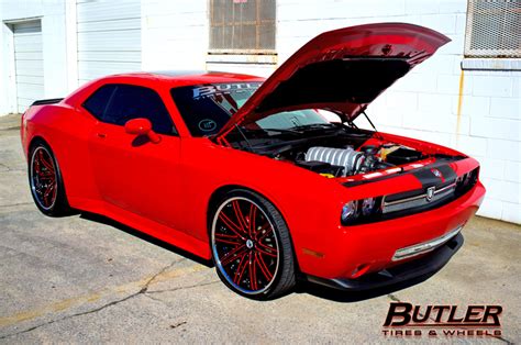 Wide Body Dodge Challenger on Asanti Wheels - Trending at Butler Tires ...