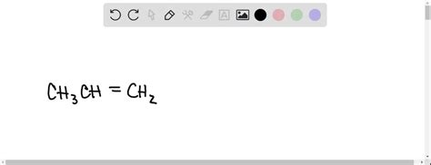 SOLVED: Examine the Lewis dot structure of propene, C3H6 , and answer the following questions. A ...