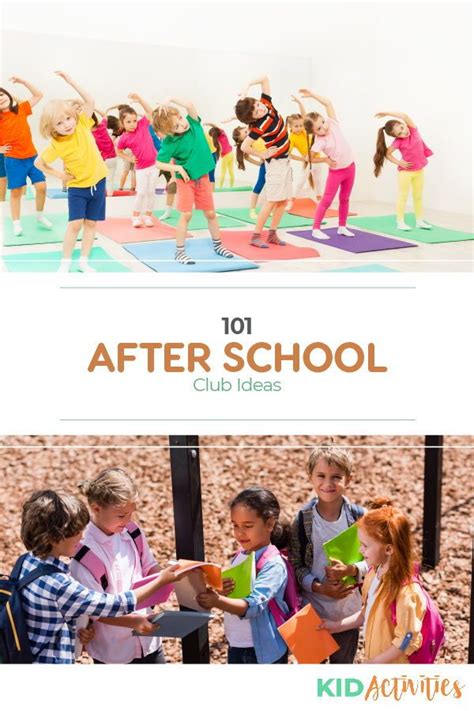 101+ After School Club Ideas for Kids of All Ages | Kid Activities | School clubs, After school ...