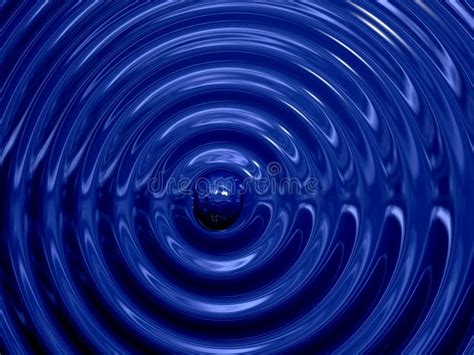 Metallic circular waves stock illustration. Illustration of close ...