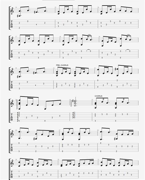 a-thousand-years-fingerstyle-tab-drue-james-page-2 | Guitar tabs for ...