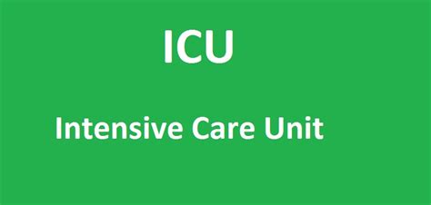 ICU full form | ICU | Data Information