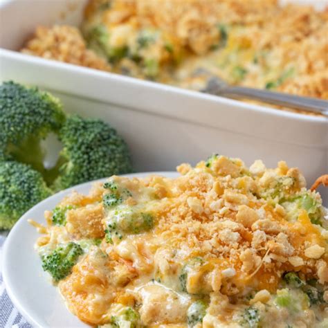 Broccoli Casserole With Ritz Crackers And Water Chestnuts - Broccoli Walls