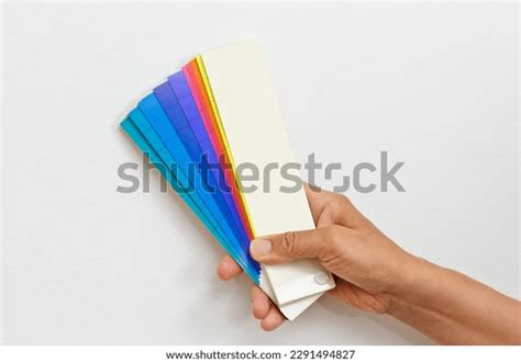 Male Hand Holding Color Palette Guide Stock Photo 2291494827 | Shutterstock