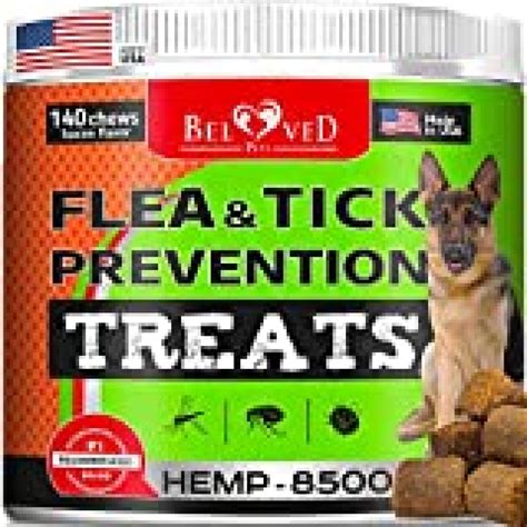 Beloved Pets Flea and Tick Control Treats for Dogs with - Flea Prevention Soft Chews - Natural ...