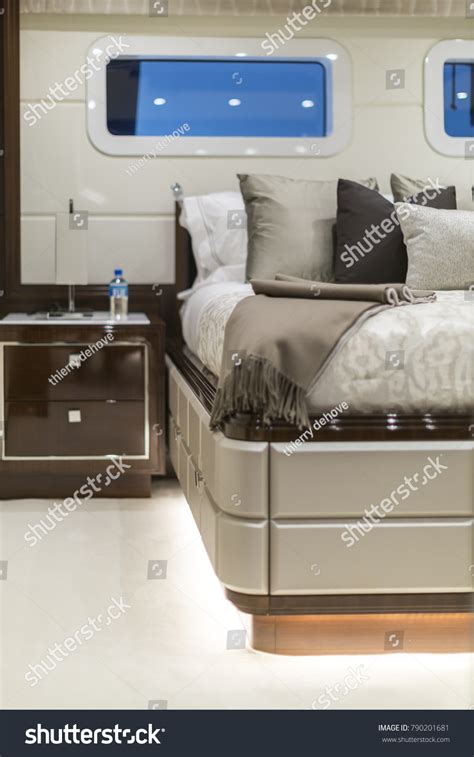 Vacation On Motor Yacht Details Interior Stock Photo 790201681 ...